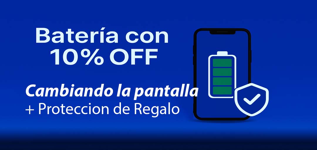 Promoción semanal de Móvil Pro en reparación de celulares